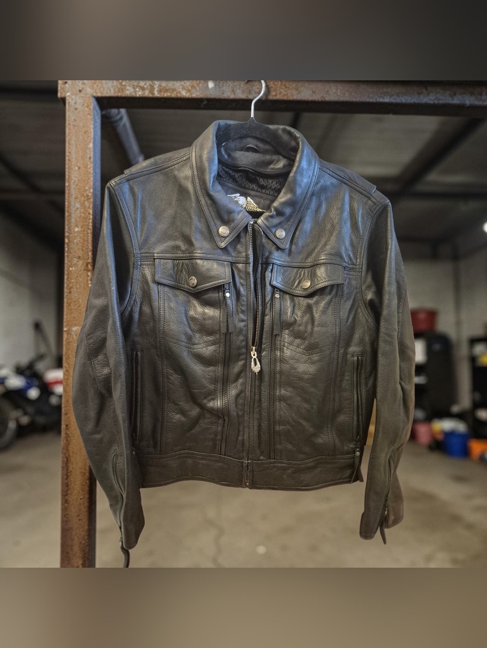 Harley-Davidson Leather Moto Jacket Size 2Xl